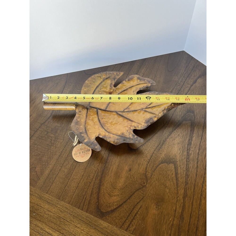Fall Leaf, Autumn, Halloween, Thanksgiving Wall Hanging, Table Decor, NWT - Picture 4 of 5